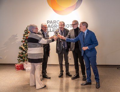 Les autoritats han felicitat dels festes a tots els integrants del Parc i els han agraït la seva tasca..