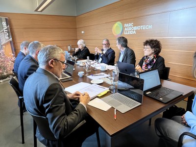 Reunió del Consell d'Administració del Parc Agrobiotech..