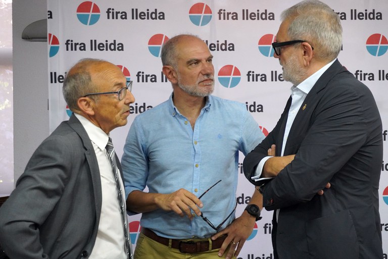Reunió aquest dijous a la tarda del Patronat de la Fira de Lleida, a la sala de plens de la Cambra de Comerç .