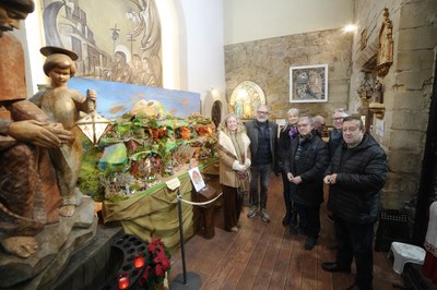 A la capella del Peu del Romeu es pot gaudir dels Diorames i del pessebre de Jesús Insa.