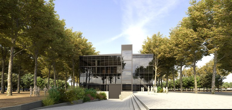 Imatge virtual del futur Palau de Vidre