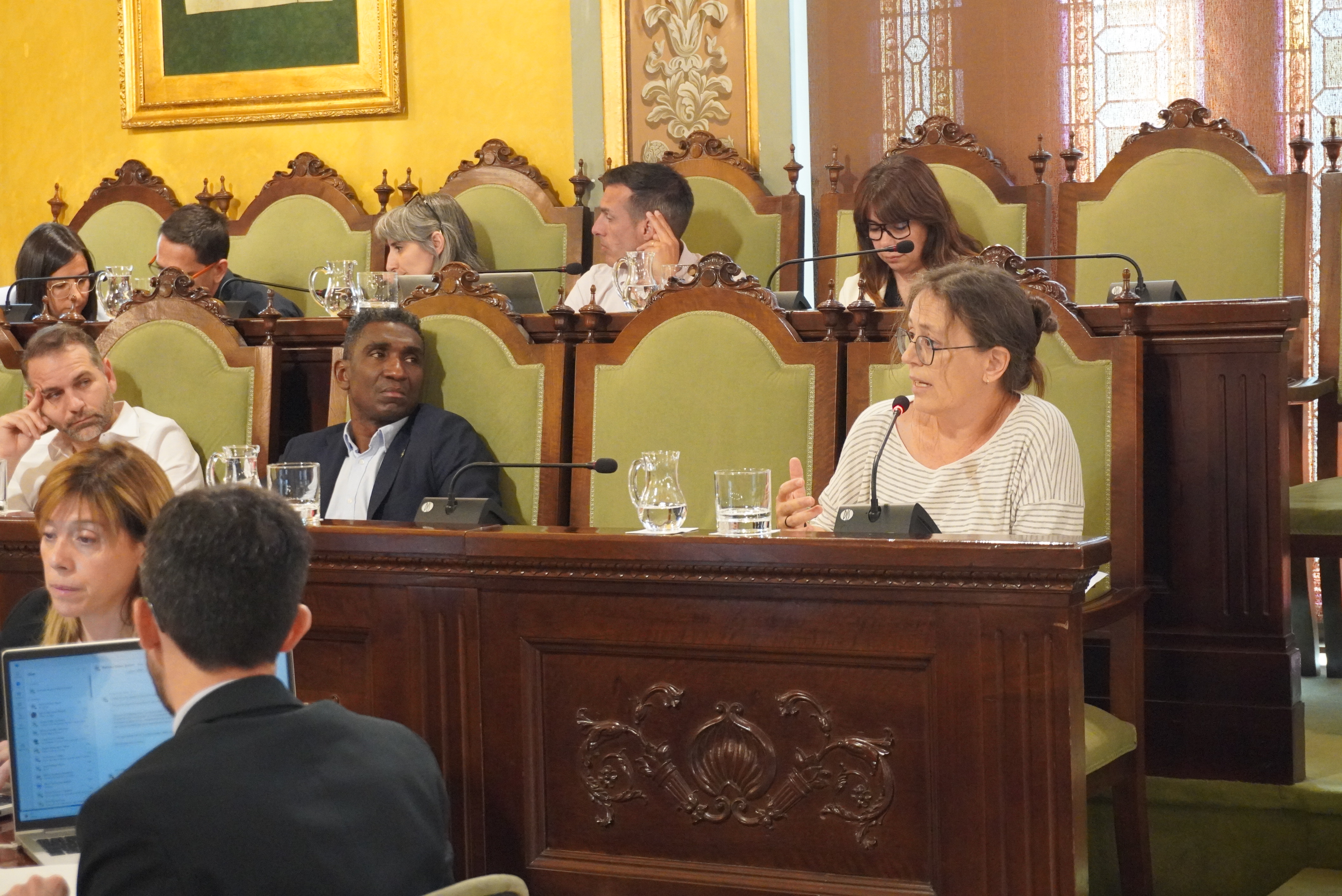 Intervenció de la portaveu del Comú de Lleida, Laura Bergés.