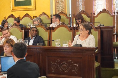 Intervenció de la portaveu del Comú de Lleida, Laura Bergés..