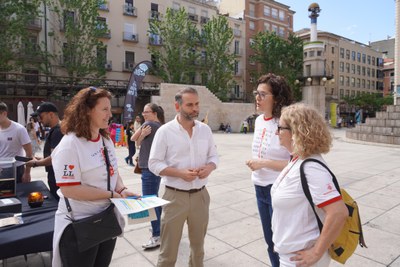 El regidor Xavi Blanco ha valorat la participació dels joves i ha animat els nois i noies a seguir implicant-se en els temes de ciutat.