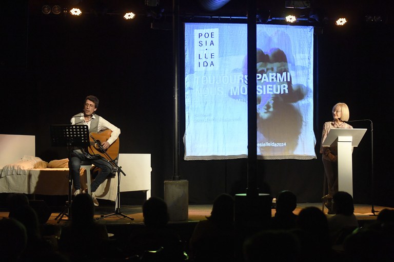 "Toujours parmi nous, Monsieur", amb motiu del Centenari Jaume Magre, dins el festival Poesia Lleida.