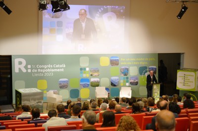 El primer Congrés Català de Repoblament s'ha realitzat al Palau de Congressos - La Llotja de Lleida.