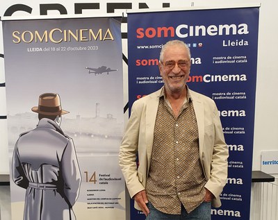 Lluís Miñarro, abans de començar la projecció..