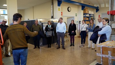 Visita organtizada pel programa Emprèn Bio 4.0 per conèixer casos d'èxit en bioeconomica forestal..