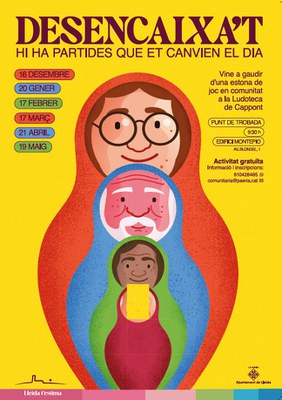 El projecte “Desencaixa’t” utilitza el joc per millorar el benestar emocional de persones adultes..