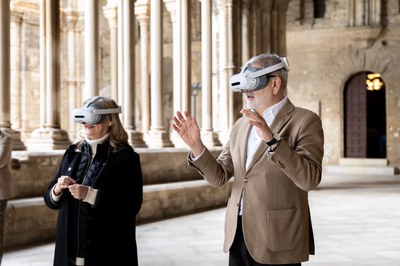 Una moment de la demostració de "Realitat Retrobada".