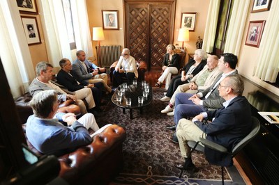 Presentació del projecte Lleida Truck Center, que suposarà una inversió de 20 milions d'euros a Lleida..