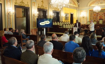 El regidor Jackson Quiñónez ha agraït l'aportació que fa el projecte Referents en els àmbits esportiu i educatiu..