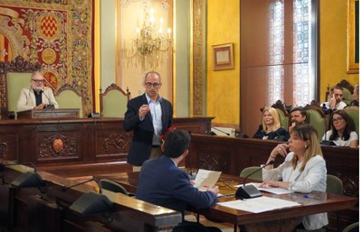 Ple de sorteig de les meses electorals, al Saló de Sessions de la Paeria..