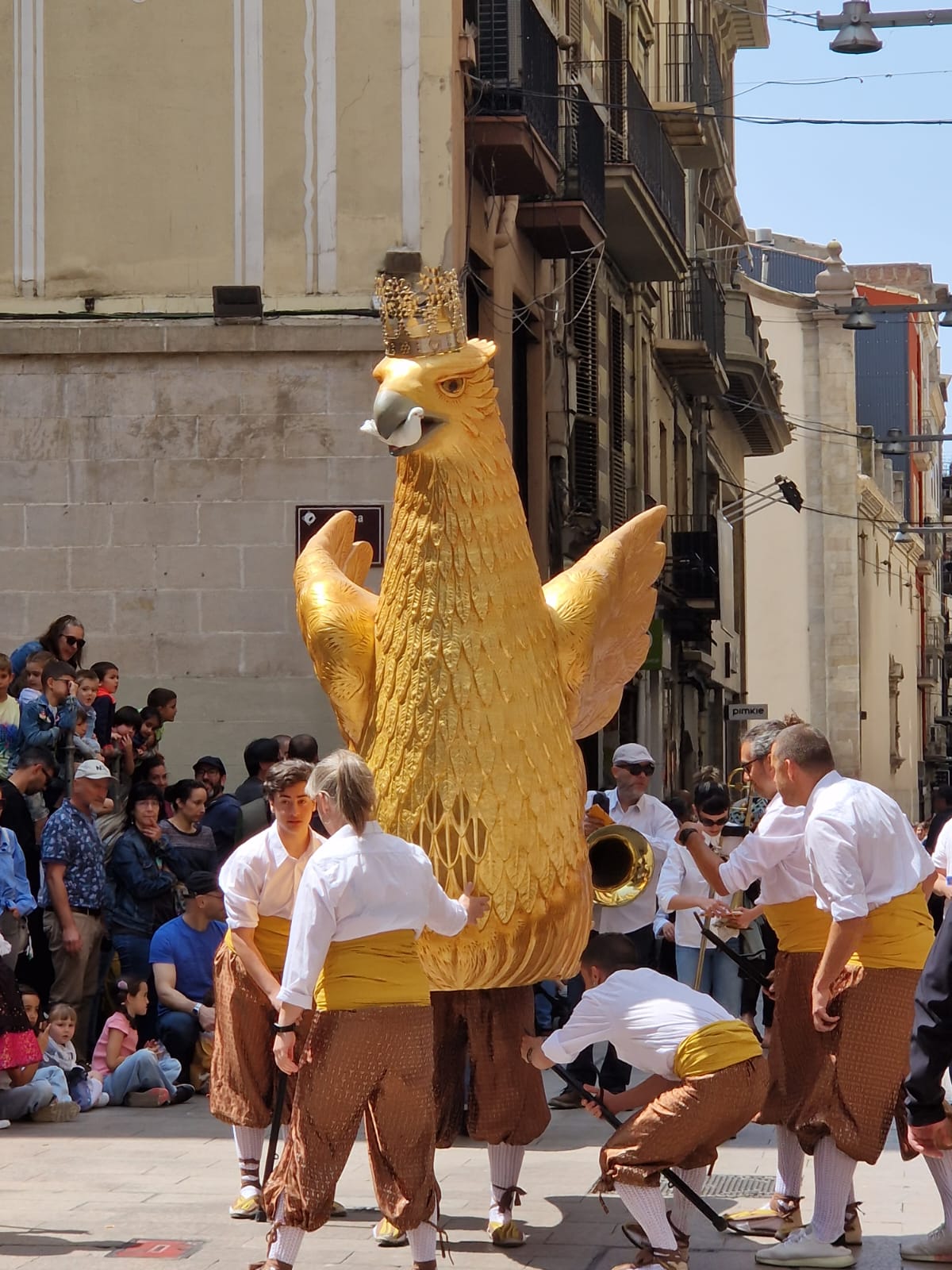 El ball de l'Àliga de la Ciutat ha estat un dels atractius del Seguici
