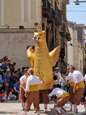El ball de l'Àliga de la Ciutat ha estat un dels atractius del Seguici.
