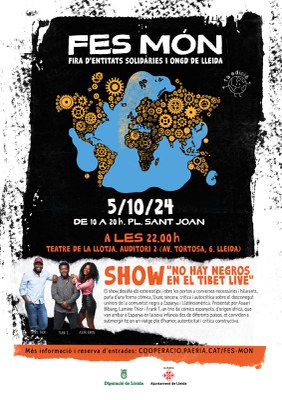 Una de les activitats destacades serà aquest espectacle d’humor i crítica constructiva de Frank T, Asaari Bibang i Lamine Thior.