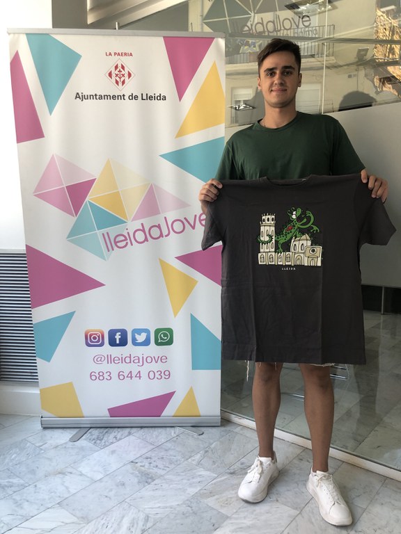 Nazarii Mandziuk ha realitzat un voluntariat de 6 mesos a LleidaJove, gràcies al programa Cos Europeu de Solidaritat de la Unió Europea.