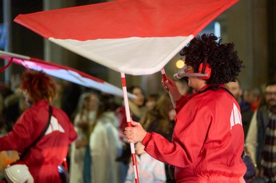 La comparsa Prou de Brou, amb Ala Carnaval Delta, guanyadora del concurs de Carnaval 2024 (categoria comparsa). Foto de la Rua de Carnaval de dissabt….