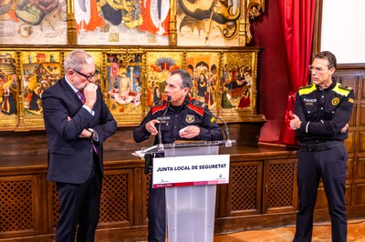 Intervenció de l'inspector cap Ribelles, dels Mossos.