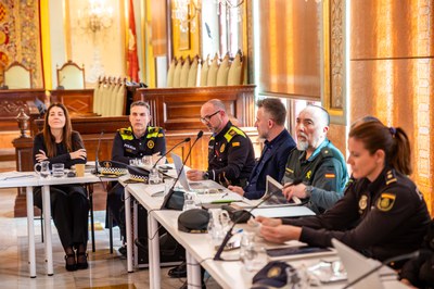 Una de les intervencions a la reunió.