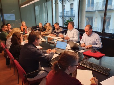 La reunió de la comissió de l'Horta d'avui.