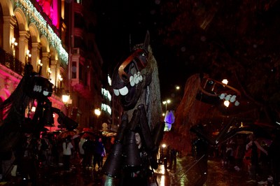 La Comitiva Reial ha fet un recorregut d'uns 2 quilòmetres..