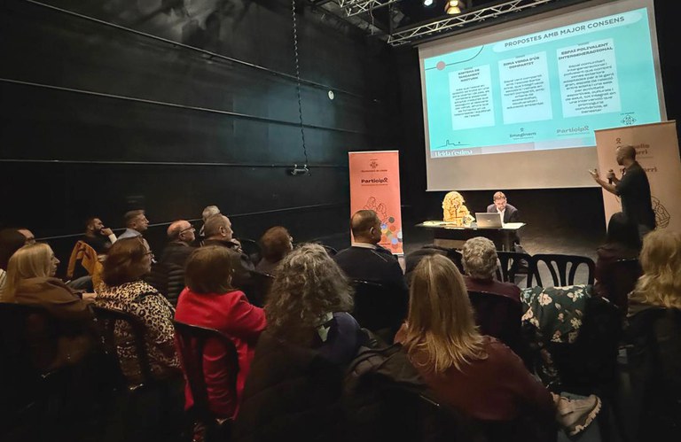 Al Consell de Barri d'Instituts-Sant Ignasi; Templers-Escorxador; i entorns es va presentar el resultat del procés participatiu de l'Imaginem el Passatge de Santa Anna.