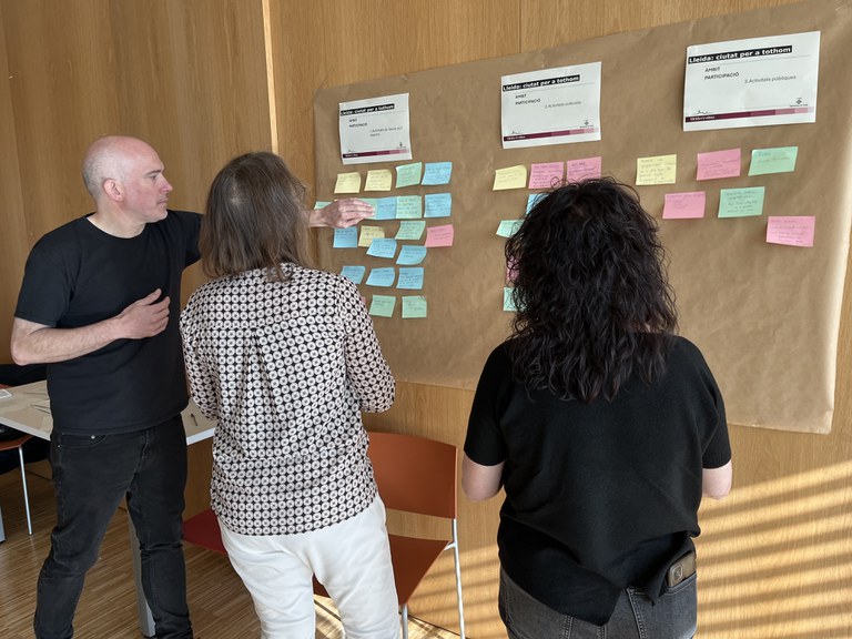 Les persones participants han pogut fer les seves aportacions