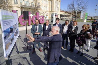 Avui s'ha aprovat la licitació de la nova estació d'autobusos de Lleida, al costat de l'estació del ferrocarril.