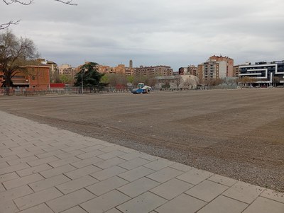 Vista de l'espai on s'ha actuat.