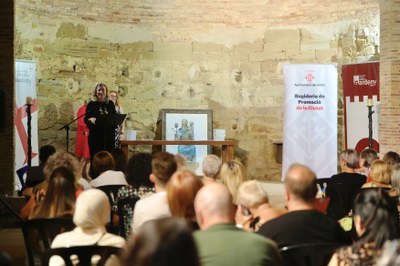 La regidora de Promoció de la Ciutat, Pilar Bosch, ha presidit l’acte de lliurament de premis.