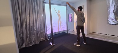 L'exposició incorpora elements interactius.