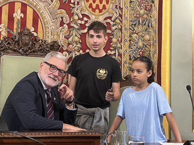 Fèlix Larrosa: “Lleida es construeix escoltant la veu dels infants i adolescents i fent-los partícips del futur de la ciutat”.