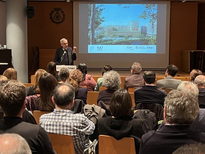 Jordi Garcés, de l'equip guanyador, ha explicat l'origen de la proposta.