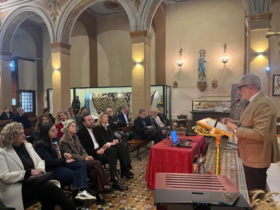 L'alcalde ha destacat el treball conjunt de les institucions per la recuperació del patrimoni de la ciutat.