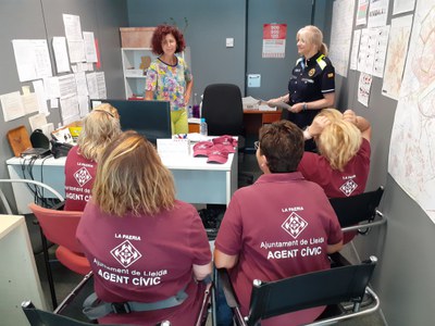Imatge d'una de les formacions realitzades a Agents Civics..
