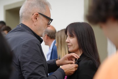 L'alcalde Larrosa ha imposat les insígnies als membres de la Junta de l'EMD Sucs..