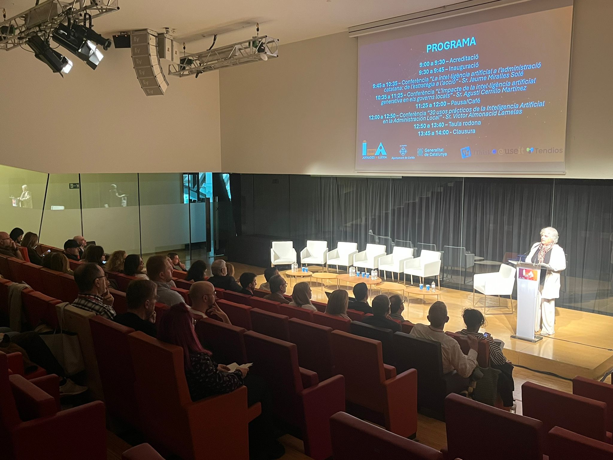 Carme Valls ha dit que "Lleida és pionera", en la jornada sobre IA