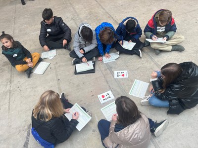 Nens i nenes del plenari al Cucalòcum..