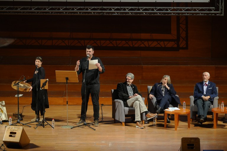 L'acte inaugural de l'Any Vallverdú va comptar amb interpretacions musicades de la seva obra