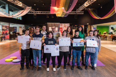 Taller “El nostre món és molt millor gràcies a la diversitat”, a càrrec del director Toni García i l’animador Lluís Viciana amb l’associació Down Lle….