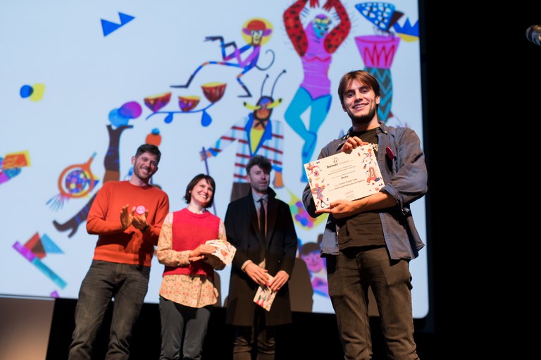 Menció especial del premi Animac Talent.cat al curtmetratge d’animació 3D "Metro" (Espanya, 2023), dirigit per Ferran Corati Calle, de la UPV.