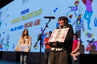 El premi Animac Talent.cat se l’ha emportat el curtmetratge de stop motion "Dead Air" (Espanya, 2023), de l’escola BAU, dirigit per Ronja Ehlers, Luc….