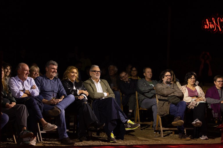 L’alcalde, Fèlix Larrosa, la regidora de Cultura, Pilar Bosch, i l’assessor especial per l’Horta i president de l’AV de la partida de Torres de Sanui, Joan Queralt, hi han assistit
