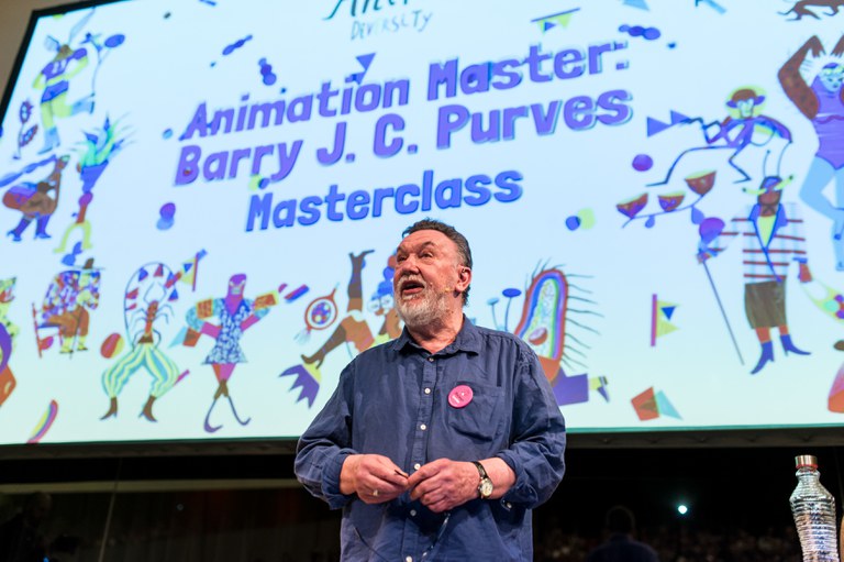 Barry J. C Purves també ha compartit els seus coneixements en animació sotp motion.