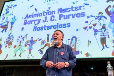 Barry J. C Purves també ha compartit els seus coneixements en animació sotp motion..