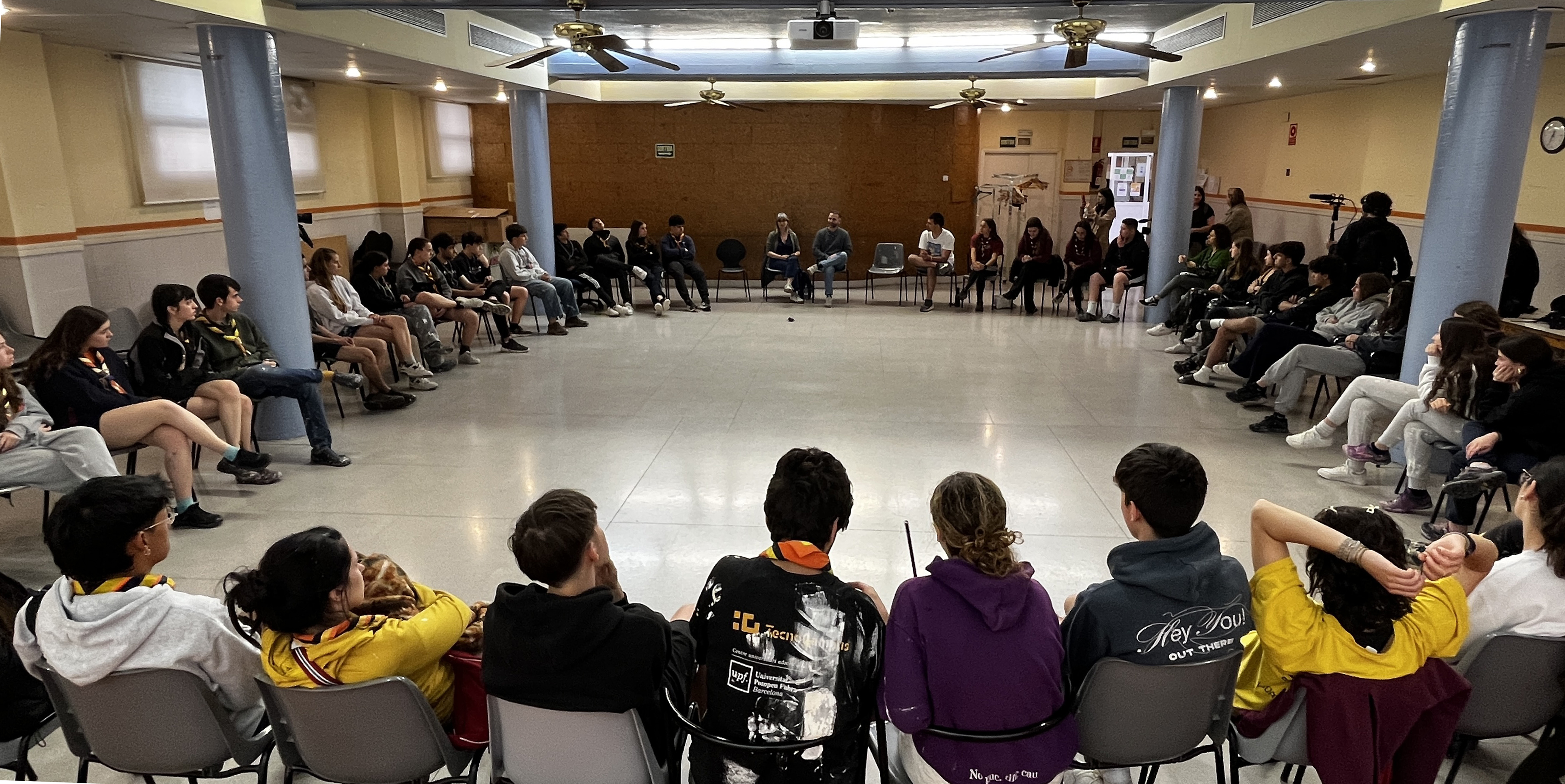 Espai de reflexió, en el marc del projecte La Murga, per compartir l'experiència i inquietuds que han sorgit aquests dies.