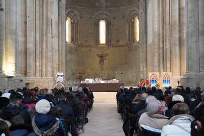 L'acte de cloenda va aplegar els participants dels Concursos de Pessebres a la Seu Vella de Lleida.