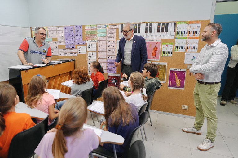 Al Conservatori es poden estudiar diversos instruments.