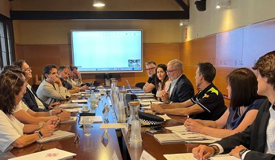 Un moment de la sessió de constitució del Comitè d'Experts en Seguretat Ciutadana..